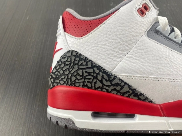 Kicked Out Shoe Store Fire DN3707-160 Jordan Red Air 3 OG 0810